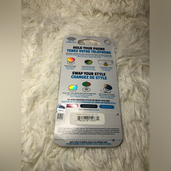 PopSocket PopGrip - Blue with Alligator Design - Picture 6 of 7